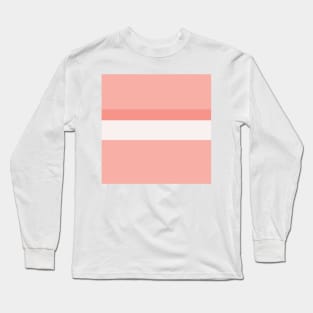 A selected package of Isabelline, Light Pink, Melon (Crayola) and Peachy Pink stripes. Long Sleeve T-Shirt